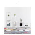 Iron shelves floor marble multi-layer bedroom creative storage rack living room storage rack